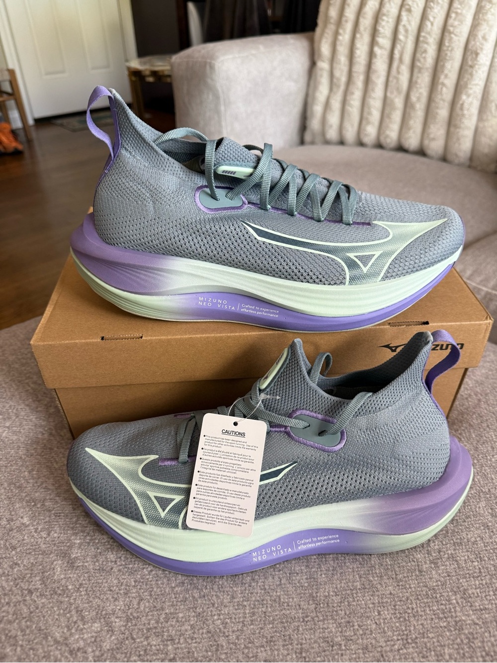 Mizuno Neo Vista Running Shoes Citadel/Bay Women’s Size 10 NEW in Box with Tag